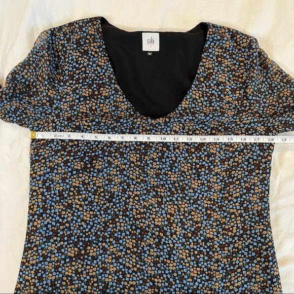 CAbi Style #3648 Bell Sleeve Mini Dress size S - Picture 6 of 11